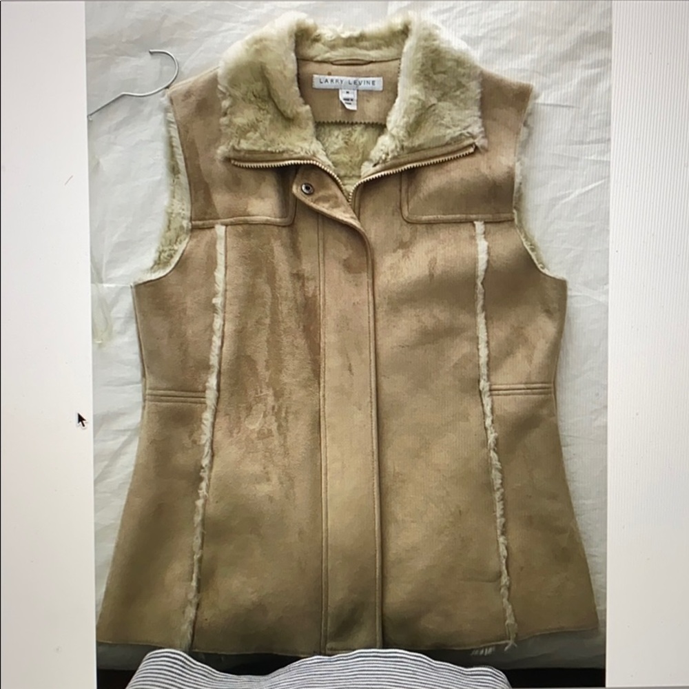 Ladies suede vest